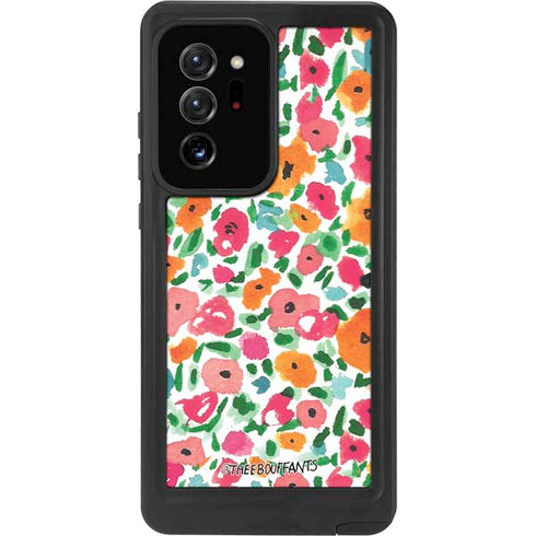 Bouffants and Broken Hearts Watercolor Floral Galaxy Note20 Ultra 5G Waterproof Case